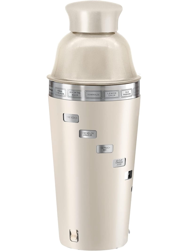 Oggi Dial-a-Drink 15 Recipe Stainless Steel Cocktail Shaker (1 lt, 34 oz)