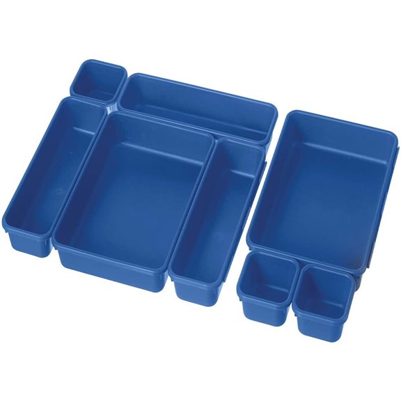 OGGI Interlocking Bins (8-Pack) | Blue