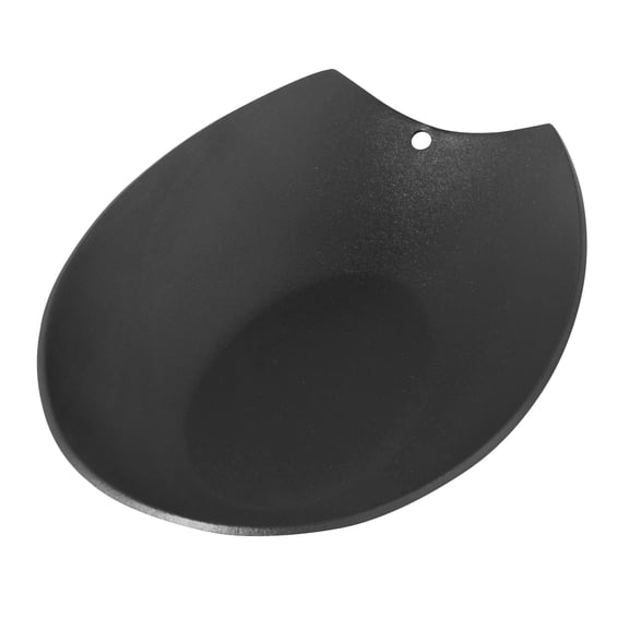 Oggi Spooner Stainless Steel Spoon Rest - Mess Free Cooking, Great for Kitchen Counter, Black, 5.25 x 3.5 Inch