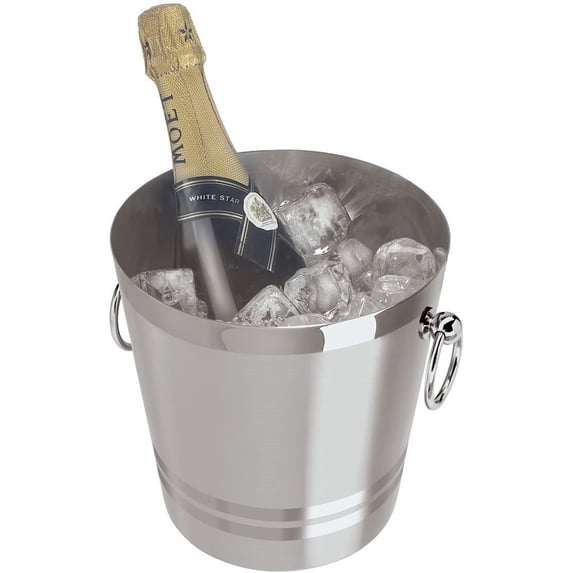 Oggi Stainless Steel 4.25 Qt. Champagne Bucket