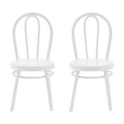 OGITUDE 2Pcs Iron Artificial Chairs Imitation Chair Models Decorative Emulation Chairs