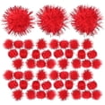 thumbnail image 1 of OGITUDE 50pcs Diy Fluffy Pompoms Clothing Art Pompom Balls Diy Crafts Making Material, 1 of 5