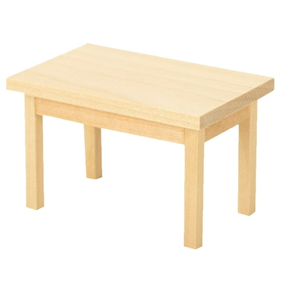 OGITUDE Doll House Miniature Table Decoration Doll House Table Model Doll House Furniture Prop
