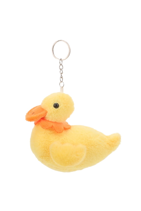 Duck Keychain Plush Key Ring Pendant Backpack Ornament Purse Hanging Key Pendant