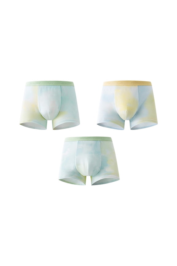3 Pack Teens Boys Boxer Briefs Soft Tagless Underwear with Fly Pouch Cartoon Printed Breathable Briefs Multipack 5-14 Years