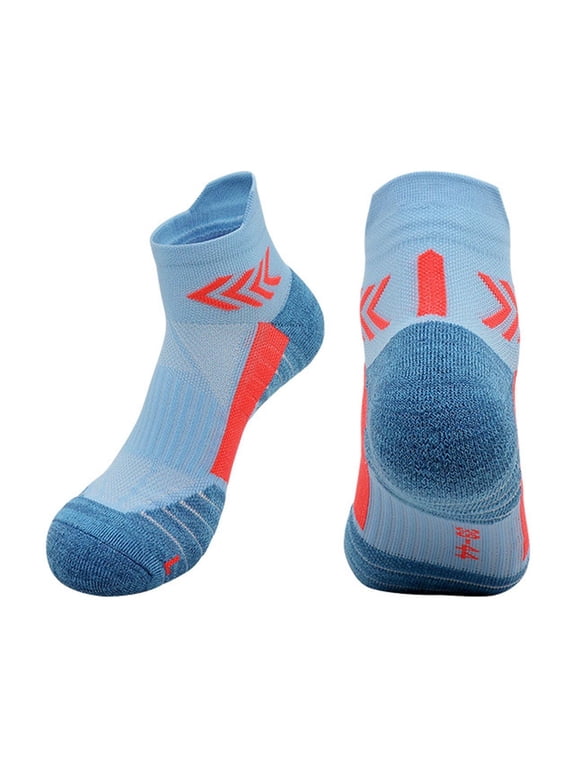 Ankle Athletic Socks For Boys Girls,Non-Slip Low Cut Sports Socks For Kids,Sweat-Wicking for Marathons,Size 5-16