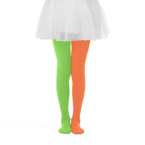 OGLCCG Ballet Tights for Girls Kids Dance Soft Athletic Leggings Color Block Comfortable Stretchable Soft School Uniform Tights 2-8 Years