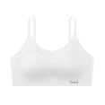 thumbnail image 1 of OGLCCG Big Girls Adjustable Straps Training Bra Wireless Light Padded Crop Cami Training Bras for Teen Girls Soft Full Cup Underwear 11-15 Years, 1 of 4
