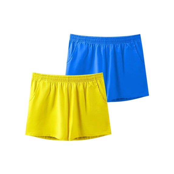 OGLCCG Boy Shorts Underwear for Women Cotton Panties Mid Waisted Boxer Briefs Breathable Underwear Multipack 2 Pack