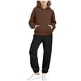 thumbnail image 1 of OGLCCG Boys Girls 2 Piece Outfits Sweatsuit Long Sleeve Fleece Hoodies Sweatpant Winter Fleece Lined Tracksuit Sets with Pockets 2-14 Years, 1 of 5