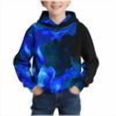 OGLCCG Boys Hoodies Sweatshirt Cool 3D Print Long Sleeve Fleece Pullover with Pocket for Kids Fashion Lightweight Fall Winter Hooded Tops 4-14 Years