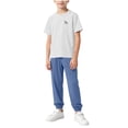 thumbnail image 1 of OGLCCG Boys Jogger Set Athletic 2 Piece Summer Outfits Performance Short Sleeve T Shirts and Sweatpants Boys Sweatsuit Set Size 3-16, 1 of 8