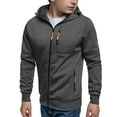 thumbnail image 1 of OGLCCG Boys Lightweight Full Zip Hoodies Kids Long Sleeve Fleece Lined Hooded Sweatshirt Jacket with Pockets Casual Fall Winter Outwera 5-15 Years, 1 of 7