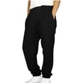 thumbnail image 1 of OGLCCG Boys Linen Sweatpants Elastic Waist Joggers with Pockets Summer Casual Sports Trousers for Kids 4-15 Years, 1 of 5