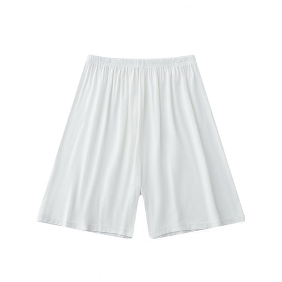 OGLCCG Boys Lounge Shorts Ice Silk Soft Sleepwear Bottoms Lightweight Comfortable Breathable Elastic Waist Loungewear 8-16 Years
