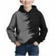 thumbnail image 1 of OGLCCG Boys Novelty Hoodie Color Block Long Sleeve Hooded Sweatshirt with Pocket Casual Lightweight Fleece Pullover Tops for Kids Teen 4-14 Years, 1 of 6