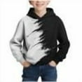 thumbnail image 1 of OGLCCG Boys Novelty Hoodie Color Block Long Sleeve Hooded Sweatshirt with Pocket Casual Lightweight Fleece Pullover Tops for Kids Teen 4-14 Years, 1 of 6