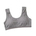 thumbnail image 1 of OGLCCG Fixed Padding Training Bras for Girls, Cotton Seamless Cami Sports Bras for Teens 9-16, Soft Elastic Wireless First Bras for Girls, 1 of 3