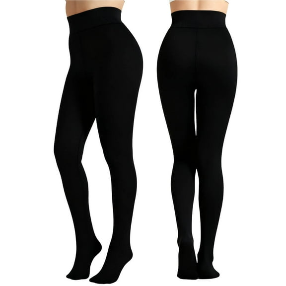 OGLCCG Fleece Lined Tights For Girls High Waisht Soft Thick Thermal Dance Tights Opaque Winter Warm Stretch Leggings Under Dress 2-14 Years