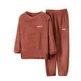 thumbnail image 1 of OGLCCG Fluffy Pajamas Set for Boys Girls Soft Comfy Fleece Pjs Pullover Tops and Long Pants 2 Piece Plush Winter Fuzzy Sleepwear Sets 2-14 Years, 1 of 3