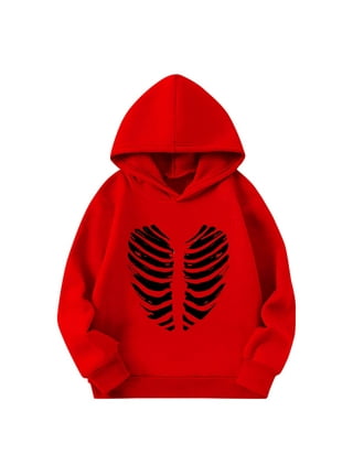 Red Skeleton Hoodie Red Skeleton Hoodie