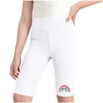 thumbnail image 1 of OGLCCG Girls' Athletic Bike Shorts Dance Yoga Running Soccer Compression Shorts Cute Graphic Print Stretch Gym Short for Kids Youth 4-13 Years, 1 of 6