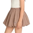 thumbnail image 1 of OGLCCG Girls Bubble Mini Skirts Summer High Waisted Puffy Hem Skorts Trendy Cute Going Out Party Skirt with Liner 3-15 Years, 1 of 8