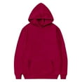 thumbnail image 1 of OGLCCG Girls Casual Hoodies Long Sleeve Cute Oversized Fleece Lined Pullover Tops with pocket Loose Solid Color Sweatshirt 2-13 Years, 1 of 4