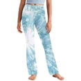 thumbnail image 1 of OGLCCG Girls' Flare Leggings Fashion Printed High Waisted Straight Leg Yoga Bootcut Pants Lightweight Full Length Bell Bottoms Athletic Leggings, 1 of 6