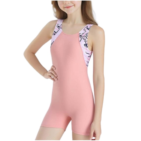 OGLCCG Girls One Piece Swimming Swimsuit Kids Sport Competitive Racerback Bathing Suit Teens Girls Athletic School Swimwear 5-15 Years