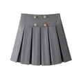thumbnail image 1 of OGLCCG Girls Pleated School Uniform Skirt with Shorts, Athletic Tennis Skirts for Girls, Toddler High Waist A Linen Skort Size 3-17 Years, 1 of 7