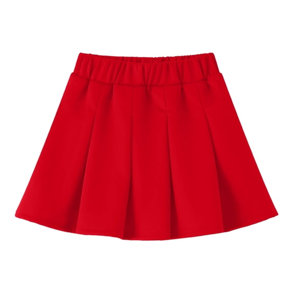 OGLCCG Girls Pleated Skirt with Shorts Athletic Tennis Skirts Kids Teen High Waisted School Uniform Mini Skirts 2-15 Years
