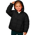 thumbnail image 1 of OGLCCG Girls Pullover Puffer Jacket Oversized Quilted Long Sleeve Hooded Down Coat Lightweight Packable Warm Pullover Tops 4-14 Years, 1 of 8