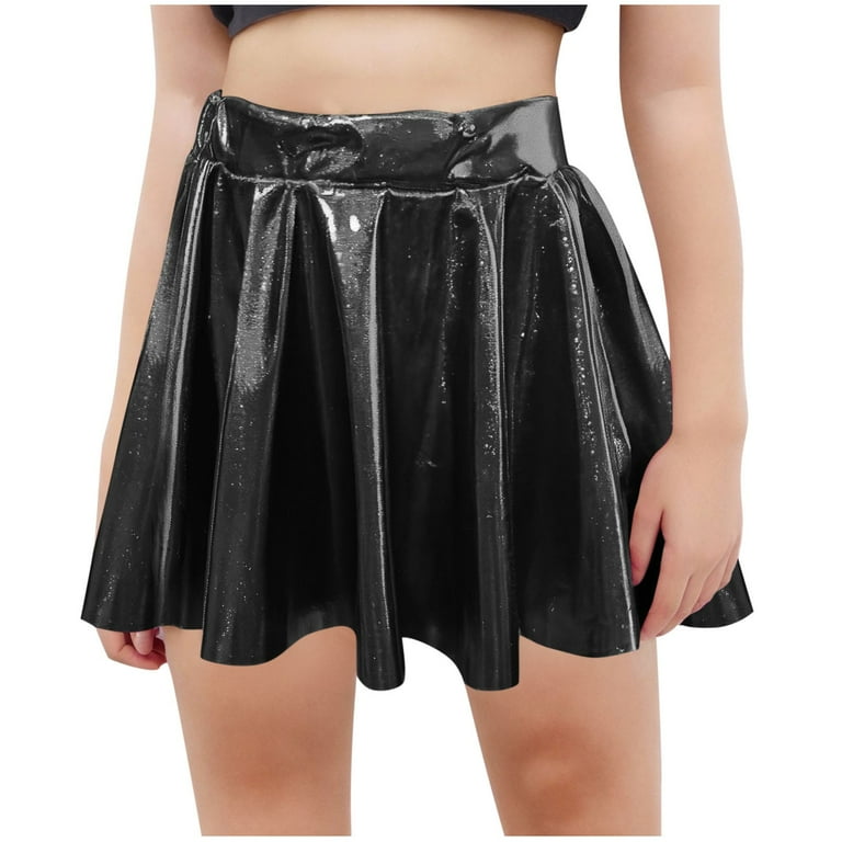 Skater Skirt Pleated Mini Line Skirt Real Essentials Pack: Women's