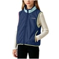 thumbnail image 1 of OGLCCG Girls Softshell Vest Lightweight Full-Zip Windproof Sleeveless Jacket with Pockets Hiking Cycling Vest Size 2-12, 1 of 8