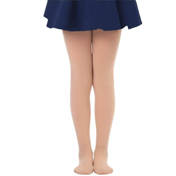 OGLCCG Girls Winter Warm Fleece Lined Tights Soft Thick Thermal Dance Tights for Kids Solid Color Stretch Yoga Leggings 2-14 Years