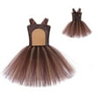 thumbnail image 1 of OGLCCG Halloween Animal Costumes for Girls Sleeveless Layered Mesh Tulle Tutu Dress Role Play Party Birthday Princess Dress Up 3-12 Years, 1 of 8