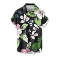 thumbnail image 1 of OGLCCG Hawaiian Shirt for Men Short Sleeve Button Down Shirts Lightweight Casual Summer Tropical Printed Vacation Beach Shirts, 1 of 4