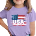 thumbnail image 1 of OGLCCG Kid 4th of July T-Shirts Boys Girls American Flag Patriotic Shirt Top Short Sleeve Independence Day Tees 3-15 Years, 1 of 5