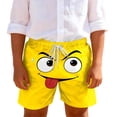thumbnail image 1 of OGLCCG Kids Boys Beach Shorts Novelty Graphic Print Summer Elastic Waist Drawstring Vacation Shorts with Pockets Casual Baggy Lounge Shorts 5-14 Years, 1 of 5