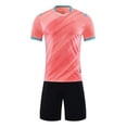 thumbnail image 1 of OGLCCG Kids Boys Soccer Jersey Set Sports Team Training Uniforms Mesh Quick Dry Athletic Tops and Shorts Sets Football Tracksuits 3-15 Years, 1 of 4