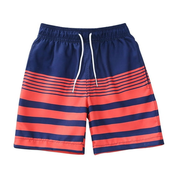 OGLCCG Kids Boys Swim Trunks UPF 50+ Bathing Swim Shorts for Toddler Quick Dry Elastic Waist Mesh Beach Boardshorts Swimsuit 3-13 Years