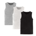 thumbnail image 1 of OGLCCG Kids Boys Tank Tops Cotton Soft Summer Sleeveless Tees Vest for Teens Solid Color Breathable Basic Undershirts 2-11 Years, 1 of 6