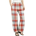 thumbnail image 1 of OGLCCG Kids Girls Wide Leg Pants Elastic Waist Baggy Plaid Sweatpants Casual Loose Long Yoga Pants with Pockets for Teen 4-14 Years, 1 of 7