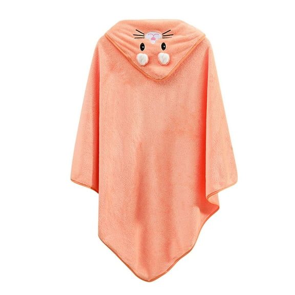 OGLCCG Kids Hooded Bath Towel Cute Soft Thick Wearable Towel Poncho with Hood Beach Pool Blanket Swim Towel for Boys Girls 0-8 Years