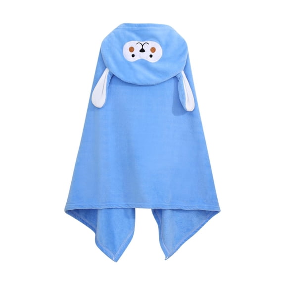 OGLCCG Kids Hooded Bath Towel Soft Thick Wearable Towel Poncho with Hood Beach Pool Wearable Blanket for Boys Girls 3-10 Years