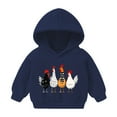 thumbnail image 1 of OGLCCG Kids Hooded Sweatshirt Cute Funny Chicks Thanksgiving Pullover Sweatshirts for Boys Girls Trendy Long Sleeve Fleece Lined Hoodies 2-7 Years, 1 of 6