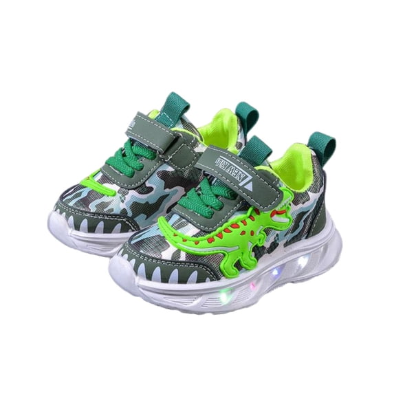 OGLCCG Kids Light Up Shoes Led Flash Sneakers for Boys Girls Lightweight Outdoor Athletic Mesh Breathable Gym Running Sneakers