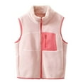 thumbnail image 1 of OGLCCG Kids Polar Fleece Vest Zip Up Lightweight Soft Sleeveless Jacket Vest for Boys Girls Fall Winter Windproof Outerwear with Pockets 3-17 Years, 1 of 8