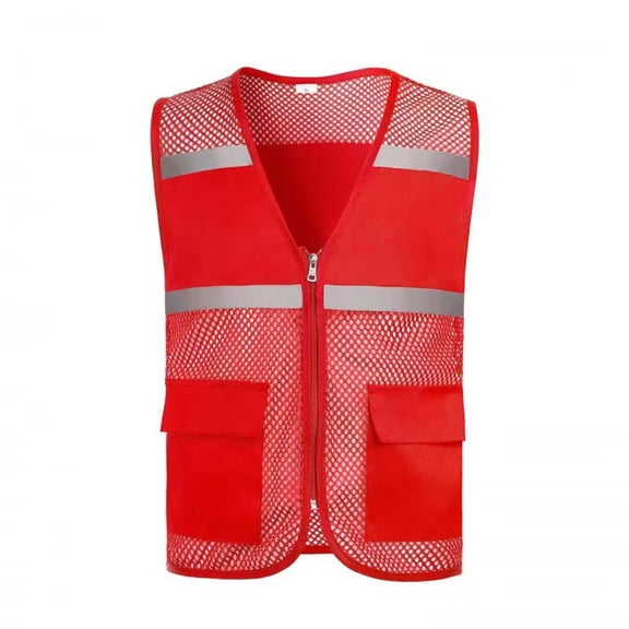 OGLCCG Kids Safety Vest Construction Reflective Traffic Vest for Running Kindergarten Preschool Children High Visibility Safety Vest 5-12 Years
